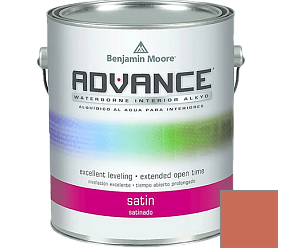 Краска Benjamin Moore 792. Advance Interior Paint-Satin эмаль цвет 028 Rich Coral