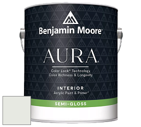 Benjamin Moore Aura 528 Waterborne Interior Semi-gloss Finish краска цвет OC-21 Winter White