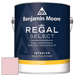 Benjamin Moore 547 Regal Select Waterborne Interior Flat Finish краска цвет 1269 Unspoken Love