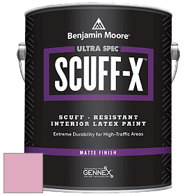 Benjamin Moore 484 Ultra Spec SCUFF-X Interior Matte Finish краска цвет 2084-50 Rosy Glow