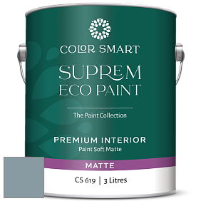 COLOR SMART CS 619 SUPREM ECO PAINT матовая краска цвет 2135-40 Province Blue
