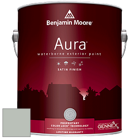 Benjamin Moore Aura 631 Waterborne Exterior Satin Finish краска цвет AF-490 