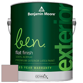 Benjamin Moore Ben 541 Waterborne Exterior Flat Finish краска цвет 1243 Monet