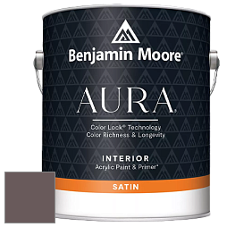 Benjamin Moore Aura 526 Waterborne Interior Satin Finish покрытие цвет 2114-30 Desert Shadows