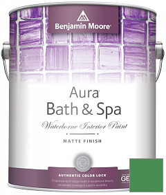 Краска Benjamin Moore Aura Bath & Spa Interior Paint Matte Finish (532) цвет 574 Once Upon a Time