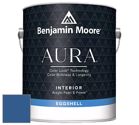 Benjamin Moore Aura 524 Waterborne Interior Eggshell Finish краска цвет 2065-20 Dark Royal Blue