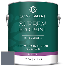 COLOR SMART CS 619 SUPREM ECO PAINT матовая краска цвет NCS S 6010-R70B 