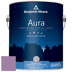 Benjamin Moore Aura 632 Waterborne Exterior Semi-Gloss Finish краска цвет 2073-40 Purple Hyacinth