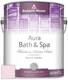 Benjamin Moore Aura 532 Bath & Spa Waterborne Interior Paint Matte Finish краска цвет 2000-70 Voile Pink