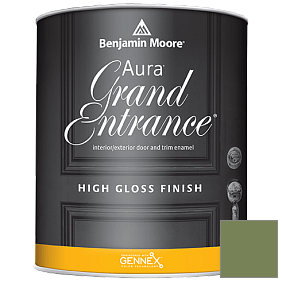 Краска Aura Grand Entrance High Gloss (148) цвет 546 Courtyard Green