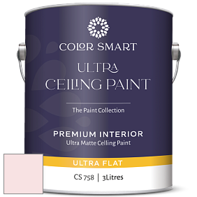 COLOR SMART CS 758 ULTRA CEILING PAINT ультраматовая краска цвет 2008-70 Touch of Pink