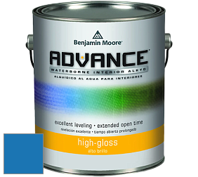 Benjamin Moore 794 Advance Interior Paint-High Gloss глянцевая алкидная эмаль цвет 2066-30 Big Country Blue