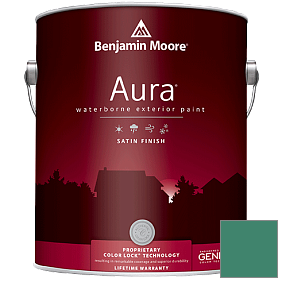 Краска Aura Waterborne Exterior Satin Finish (631) цвет 609 Lucky Shamrock