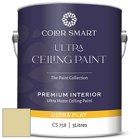 COLOR SMART CS 758 ULTRA CEILING PAINT ультраматовая краска цвет RAL 1014 
