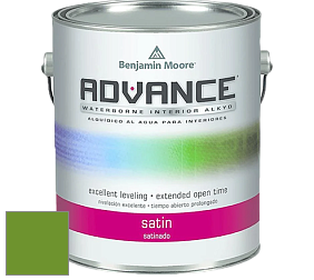 Benjamin Moore 792 Advance Interior Paint-Satin эмаль цвет 2029-10 Basil Green