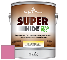 Benjamin Moore 355 Super Hide Zero Voc Interior Flat краска цвет 2086-40 Deep Carnation