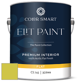 COLOR SMART CS 745 ELIT PAINT глубокоматовая моющаяся краска цвет NCS S 1060-G70Y 