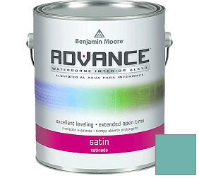 Краска Benjamin Moore 792. Advance Interior Paint-Satin эмаль цвет 670 Gulf Stream