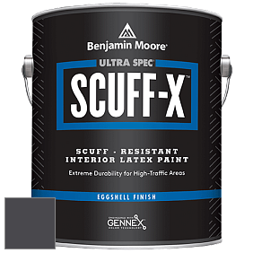 Benjamin Moore 485 Ultra Spec SCUFF-X Interior Eggshell Finish краска цвет 2118-20 Toucan Black