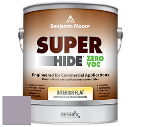 Benjamin Moore 355 Super Hide Zero Voc Interior Flat краска цвет AF-595 