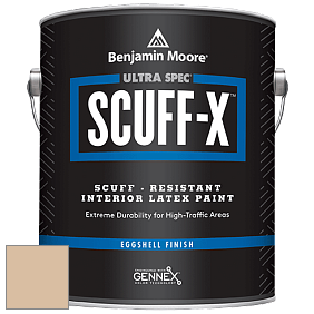 Benjamin Moore 485 Ultra Spec SCUFF-X Interior Eggshell Finish краска цвет 1068 Squire Hill Buff