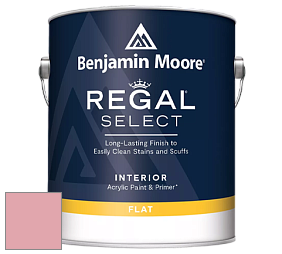 Benjamin Moore 547 Regal Select Waterborne Interior Flat Finish краска цвет RAL 3015 