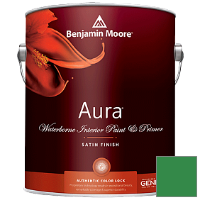 Краска Aura Waterborne Interior Satin Finish (526) цвет 2037-20 Jade Green