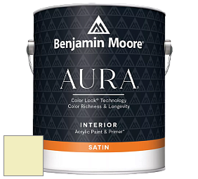 Benjamin Moore Aura 526 Waterborne Interior Satin Finish покрытие цвет 2026-60 Summer Lime