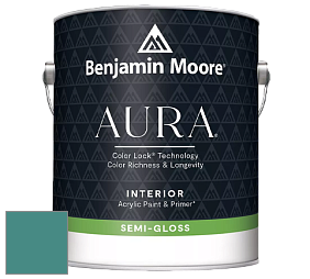 Benjamin Moore Aura 528 Waterborne Interior Semi-gloss Finish краска цвет RAL 6033 
