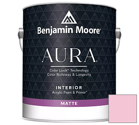 Краска Benjamin Moore Aura Interior Paint - Matte (522) цвет 2003-60 Exotic Pink
