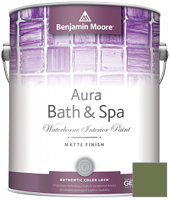 Краска Benjamin Moore Aura Bath & Spa Interior Paint Matte Finish (532) цвет 434 Herb Garden