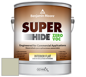 Benjamin Moore 355 Super Hide Zero Voc Interior Flat краска цвет 2144-40 Soft Fern