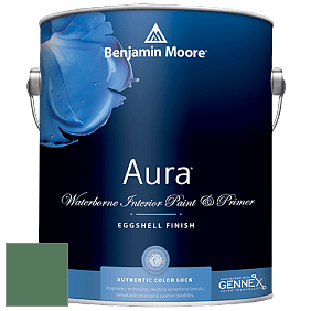 Benjamin Moore Aura 524 Waterborne Interior Eggshell Finish краска цвет NCS S 5030-G10Y 