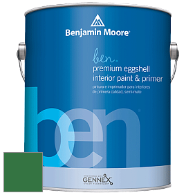 Benjamin Moore Ben W626 Premium Interior Latex Eggshell краска цвет 2037-10 Amazon Moss