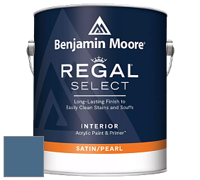 Benjamin Moore 550 Regal Select Waterborne Interior Pearl Finish краска цвет NCS S 5030-R90B 