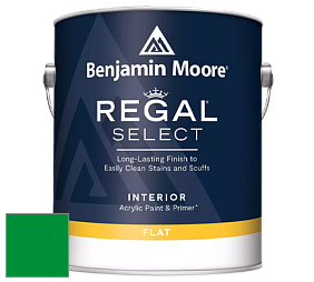Benjamin Moore 547 Regal Select Waterborne Interior Flat Finish краска цвет RAL 6037 