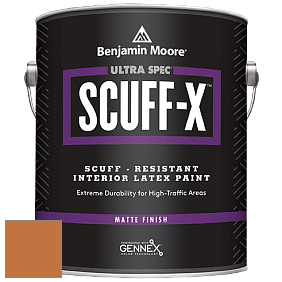Benjamin Moore 484 Ultra Spec SCUFF-X Interior Matte Finish краска цвет 2157-10 Golden Dunes