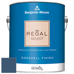 Benjamin Moore 549 Regal Select Waterborne Interior Eggshell Finish краска цвет 2063-20 Downpour Blue