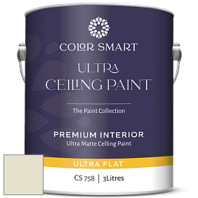 COLOR SMART CS 758 ULTRA CEILING PAINT ультраматовая краска цвет OC-144 Lancaster White