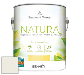 Benjamin Moore 514 Natura Interior Semi-Gloss Finish краска цвет OC-45 Swiss Coffee