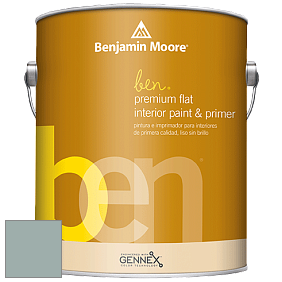 Benjamin Moore Ben W625 Premium Interior Latex Flat краска цвет NCS S 3010-B70G 