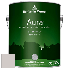 Benjamin Moore Aura 629 Waterborne Exterior Flat Finish краска цвет AF-665 