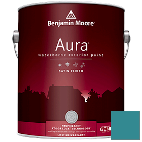 Краска Aura Waterborne Exterior Satin Finish (631) цвет 755 Salzburg Blue
