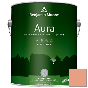 Краска Aura Waterborne Exterior Flat Finish (629) цвет 068 Succulent Peach