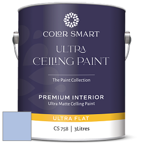 COLOR SMART CS 758 ULTRA CEILING PAINT ультраматовая краска цвет NCS S 1030-R70B 