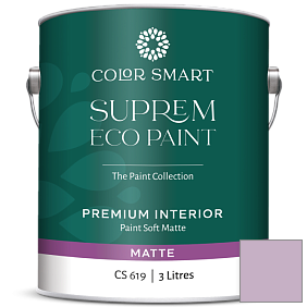 Краска COLOR SMART CS 619 SUPREM ECO PAINT матовая краска цвет 1376 Angelina