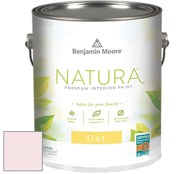 Benjamin Moore 512 Natura Interior Flat Finish матовая краска цвет 2087-70 Elephant Pink