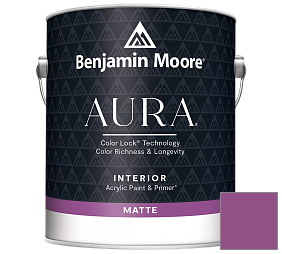 Краска Benjamin Moore Aura Interior Paint - Matte (522) цвет 2074-30 Twilight Magenta