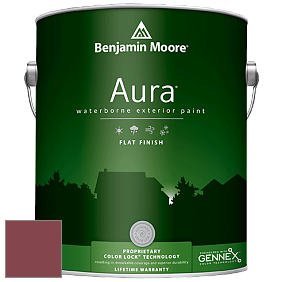 Benjamin Moore Aura 629 Waterborne Exterior Flat Finish краска цвет AF-295 