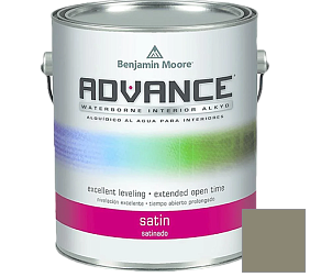 Краска Benjamin Moore 792. Advance Interior Paint-Satin эмаль цвет 1497 Rolling Hills